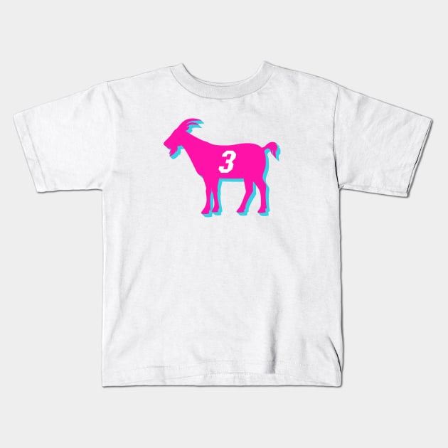 MIA GOAT - 3 - White Vice Kids T-Shirt by KFig21